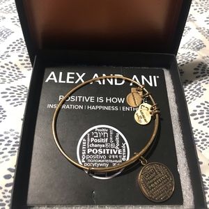 Alex and Ani positive charm bracelet